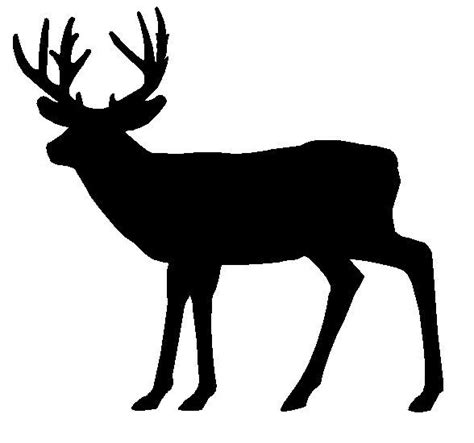 Deer siluet pictures whitetail deer silhouette running whitetail ...