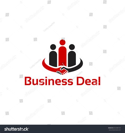 Business Deal Logo Concept Template Designs Stock Vector (Royalty Free) 652389193 | Shutterstock