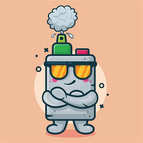 cute vape electronic cigarette character mascot with cool expression ...