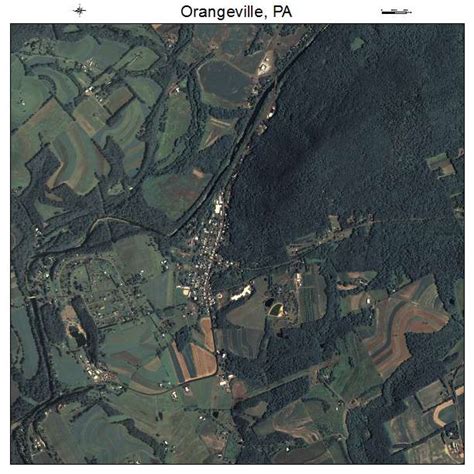 Aerial Photography Map of Orangeville, PA Pennsylvania