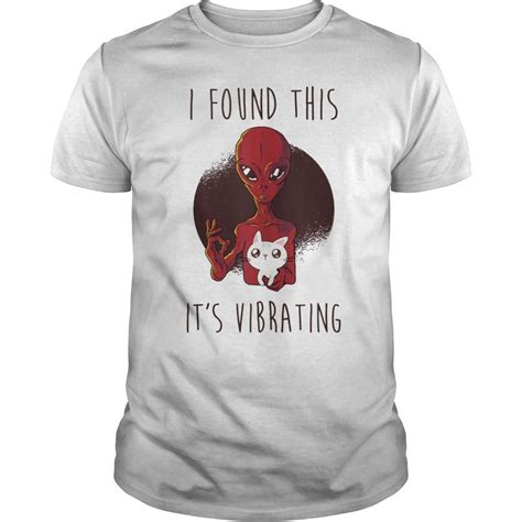 I Found This It's Vibrating Funny Cat T Shirts - ShirtsMango Office