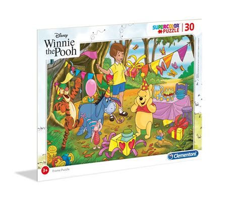 Disney Winnie The Pooh - 30 pcs - Supercolor Puzzle - Clementoni