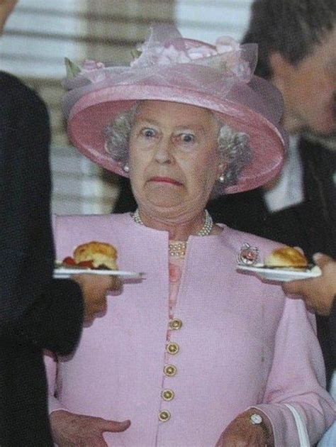 When the Queen couldn’t hide her utter disgust. Come on Elizabeth, that is not classy look ...