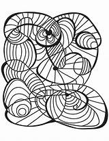 Abstract Doodle 6 Coloring Page  Free Printable Pages For Kids sketch template