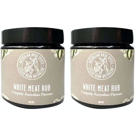 Australian Bush Spices White Meat Blend/Rub 60g 2PK | Woolworths