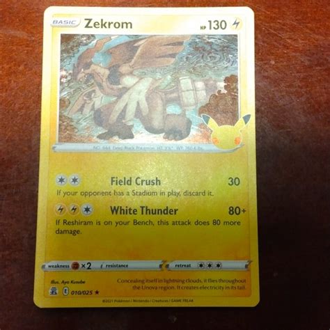 Pokemon | Toys | Zekrom Pokemon Card | Poshmark