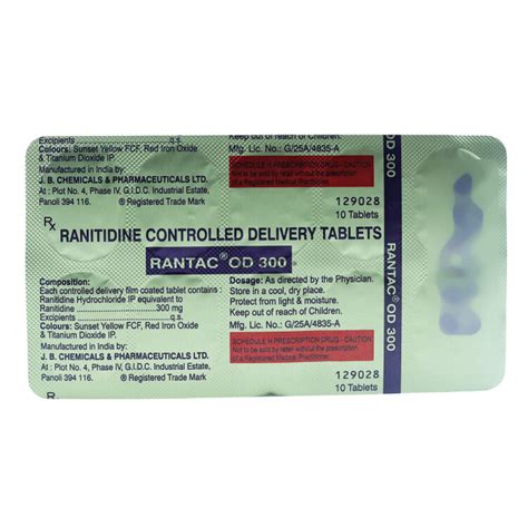 Ranitidine Tablet Uses, Side Effects, and Dosage