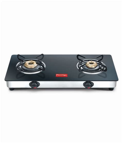 Prestige gtm 02 ss "2 Burner" Glass Manual Gas Stove Price in India ...