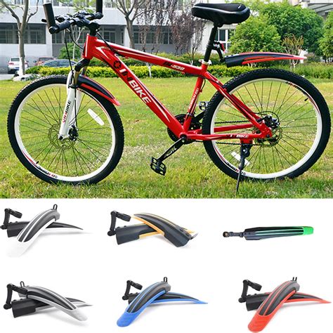 Hot Sale 6 Colors Bicycle Mudguard Mountain Bike Fenders Set Mudguards Bicycle Mudguard Wings ...