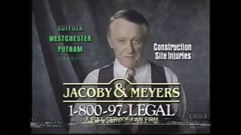 Jacoby & Meyers Legal | Television Commercial | 1998 - YouTube