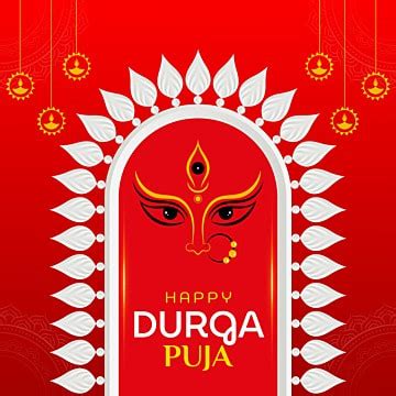 Durga Puja Poster Templates PSD Design For Free Download | Pngtree