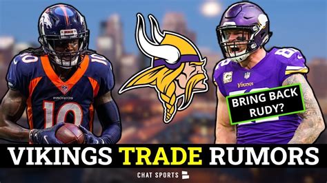 Vikings Trade Rumors: 4 More Players The Vikings Could Trade For Ft. Kyle Rudolph & Jerry Jeudy