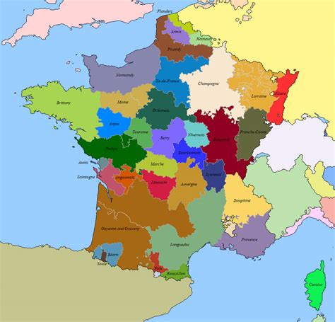 Map of French Provinces in 1789 by DinoSpain on DeviantArt