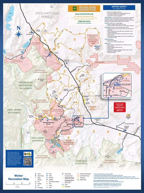 Mammoth Lakes Snowmobile Trail Map | ASO Mammoth