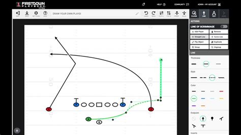 Template To Draw Football Plays