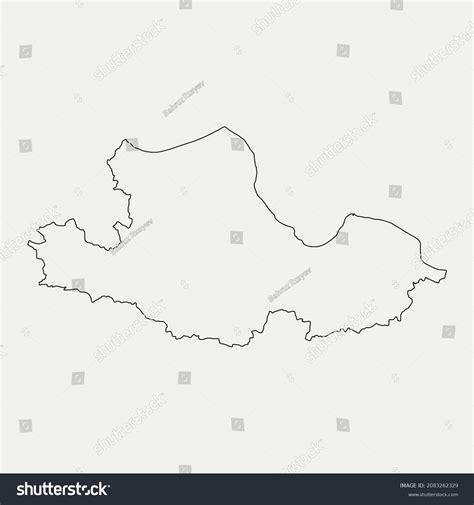 Map Samsun Turkey Region Outline Silhouette Stock Vector (Royalty Free ...