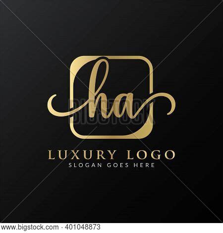 Ha Logo Design Vector Vector & Photo (Free Trial) | Bigstock