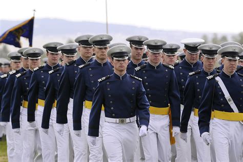 United States Air Force Academy cadets in parade uniform. : r/uniformporn