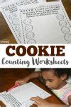 Preschool Worksheets: Cookie Counting Worksheets for Preschool - Look! We're Learning!