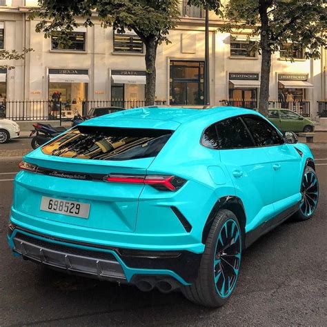 Ocean Blue Lamborghini Urus 😱 #cars247 Red Sports Car, Sports Cars ...