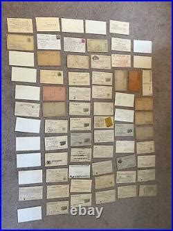 75 Vintage Postcards and Rare Stamps Lot, Deltiology | Stamp Mint Printed