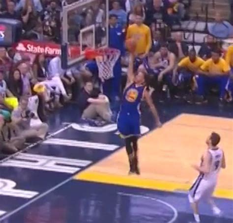 Steph Curry With the Dunk..Errr..Layup (Video) - BlackSportsOnline