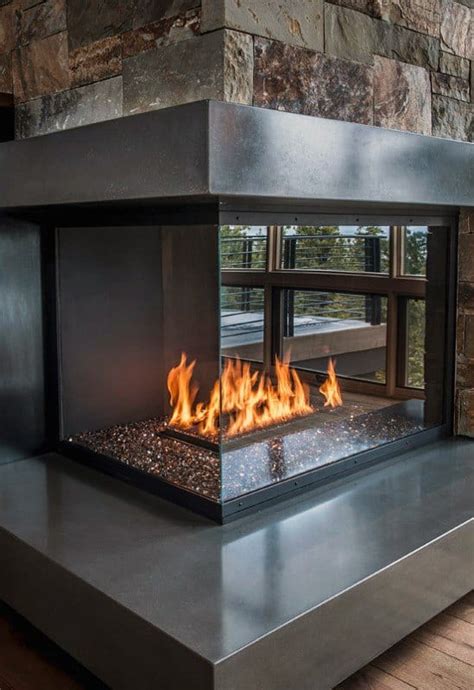 Top 50 Best Gas Fireplace Designs - Modern Hearth Ideas