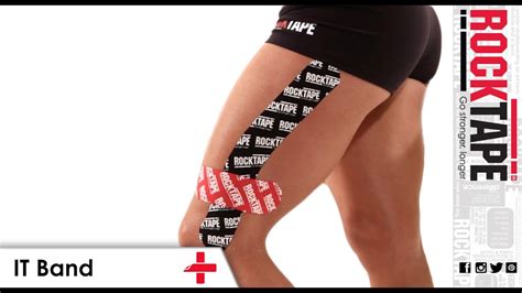 RockTape - Kinesiology Tape Instruction - IT-Band - YouTube