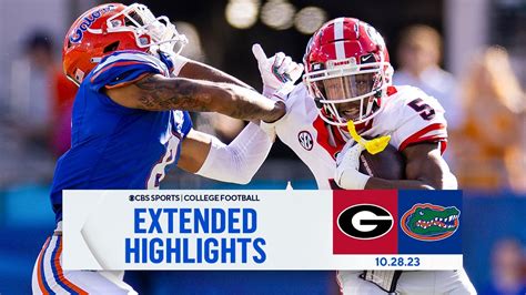 No. 1 Georgia vs. Florida: Extended Highlights | CBS Sports - YouTube