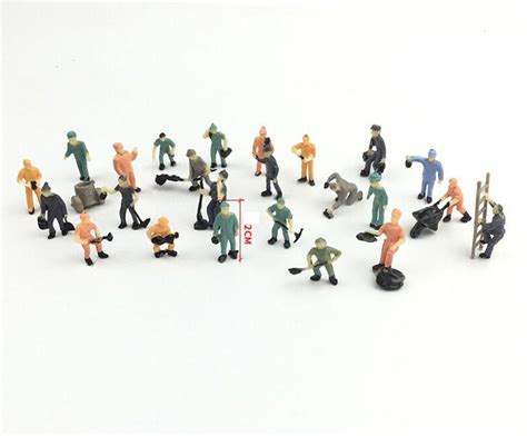 27PCS Miniature People lot 1:87 Miniature Diorama Figures | Etsy