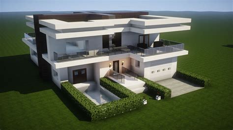 Top 5 most impressive modern house Minecraft builds