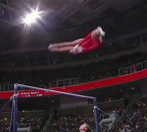 Gymnastics GIF - Gymnastics Fail - Discover & Share GIFs