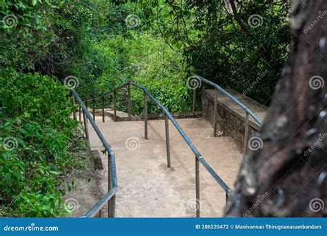 Stairway Leading To the Agaya Gangai Waterfalls Located in Kolli Hills of the Eastern Ghats ...