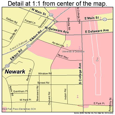 Newark Delaware Street Map 1050670