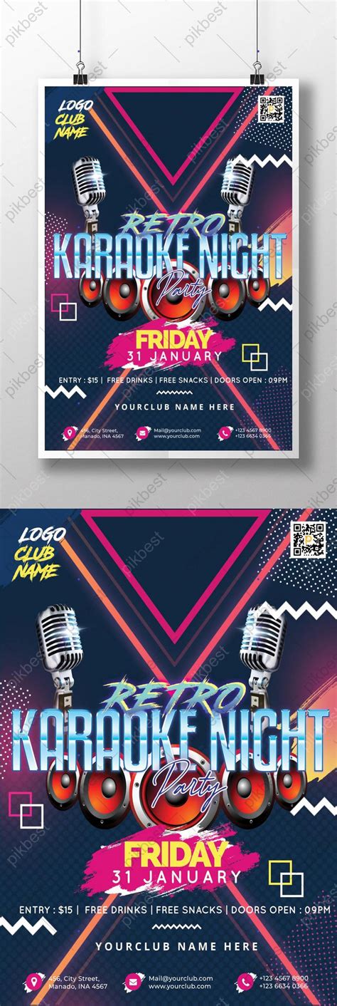 Karaoke Night Theme Poster | PSD Free Download - Pikbest