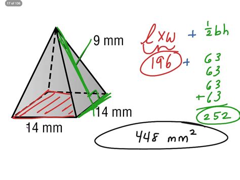 Surface Area Of A Regular Pyramid Formula