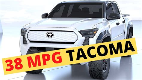 38 MPG for the Toyota Tacoma Hybrid Sounds Wild - YouTube