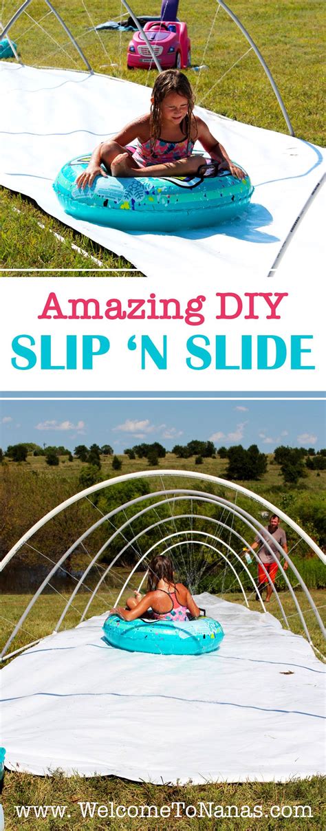 Amazing DIY Slip ‘n Slide Outdoor Activities For Kids, Summer Activities, Toddler Activities ...