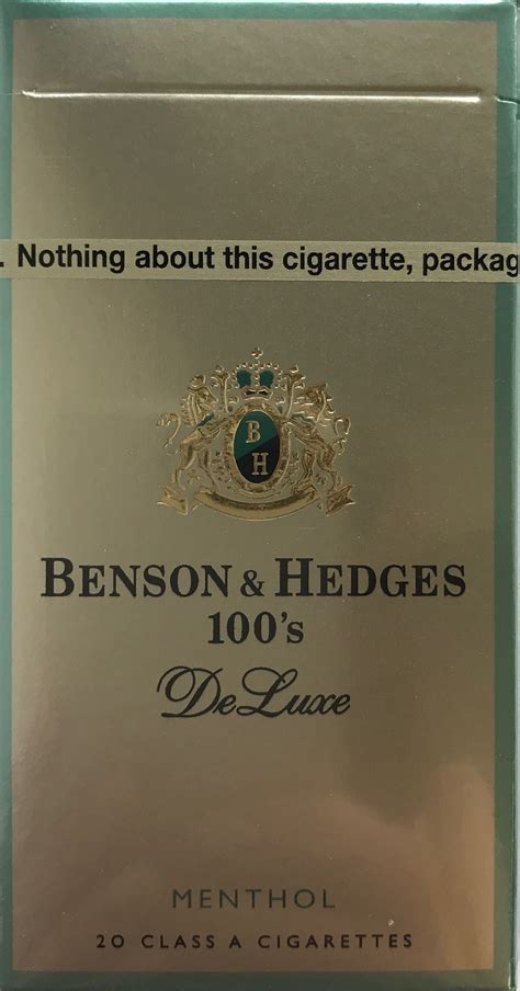 Benson & Hedges Deluxe Menthol | Frank Silva & Sons