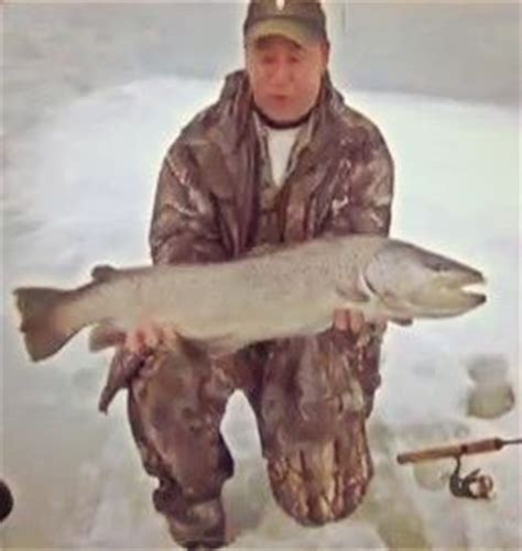 Potential World Record Brown Trout Caught on Film While Ice Fishing! - Montana Hunting and ...