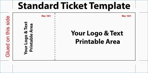 Excel Raffle Ticket Template Free Download - Free Templates Printable