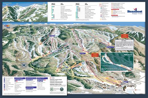 Steamboat Piste Maps