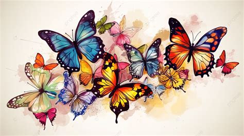 Butterfly Background Wallpaper, Beautiful Watercolor Butterfly Wallpapers And Backgrounds ...