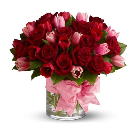 Tulips and Roses Bouquet | Florist Atlanta GA | » Hall's Flower Shop