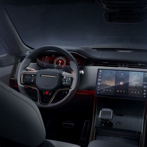 View Interior Photos of the 2024 Land Rover Range Rover Sport SV