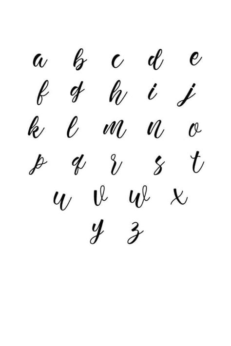 Calligraphy Letters For Beginners