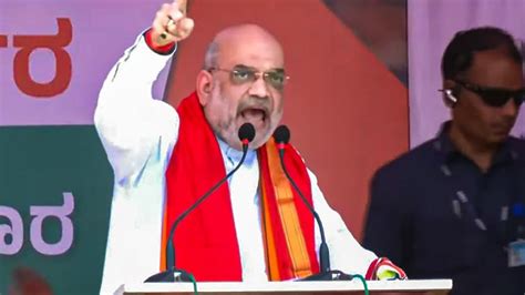 Amit Shah | Congress seeks FIR against Amit Shah for saying Karnataka ...