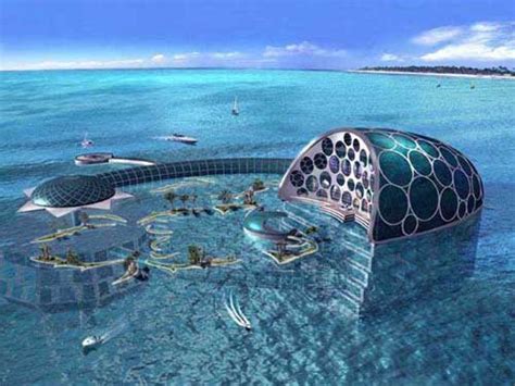 world top places: abu dhabi UAE underwater hotel & luxery hotels