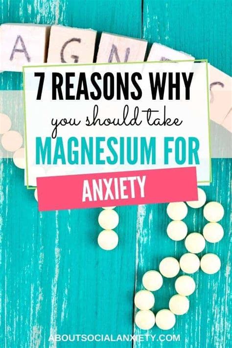 Magnesium for Anxiety - 7 Reasons Why You Should Take It