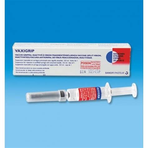 Vaxigrip Vaccine in Delhi, वैक्सिग्रिप का टीका, दिल्ली - Latest Price, Dealers & Retailers in Delhi